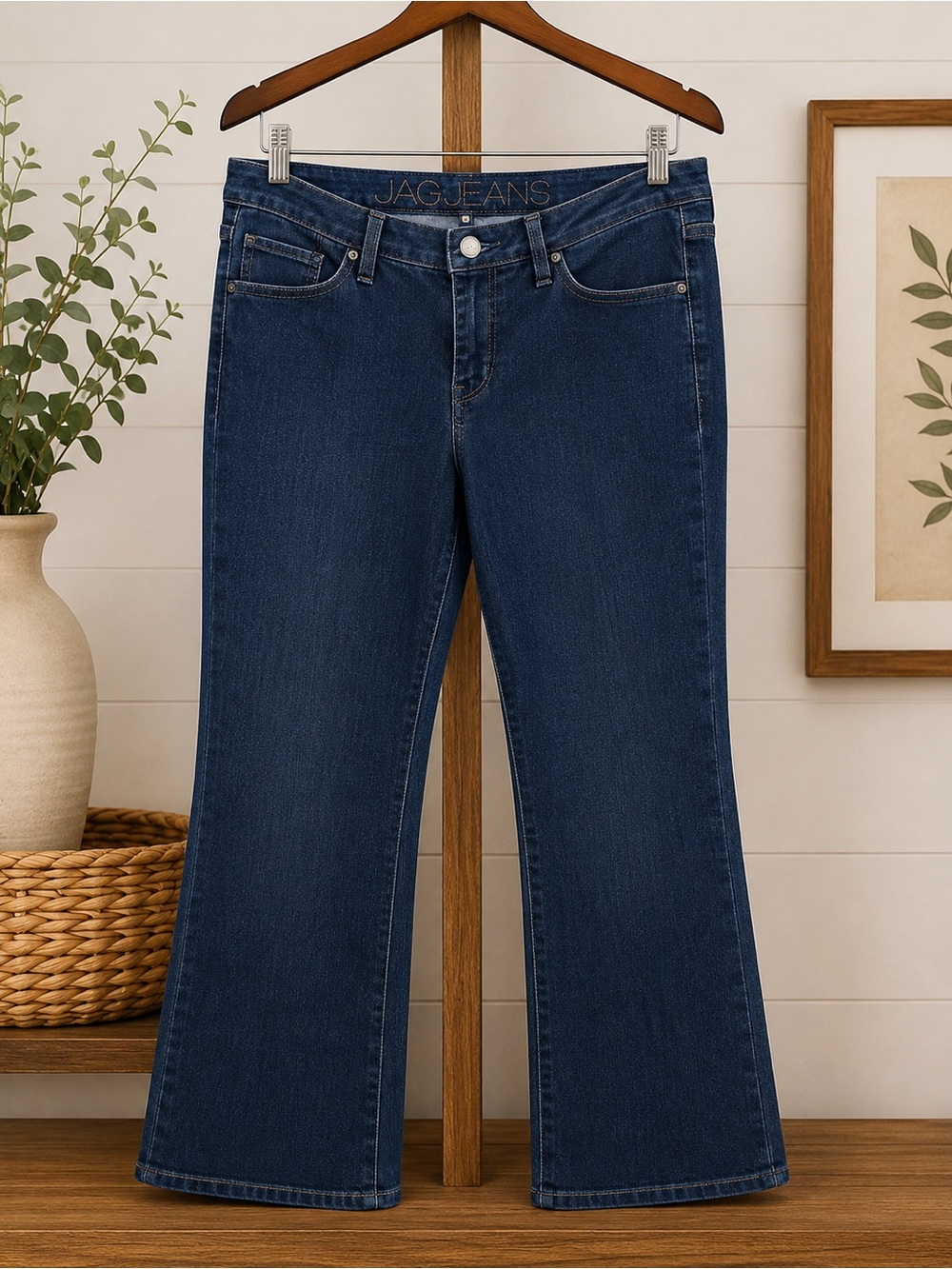 JAG Jeans Dark Wash Bootcut Jeans Size 8 Waist 31 Inseam 32.5